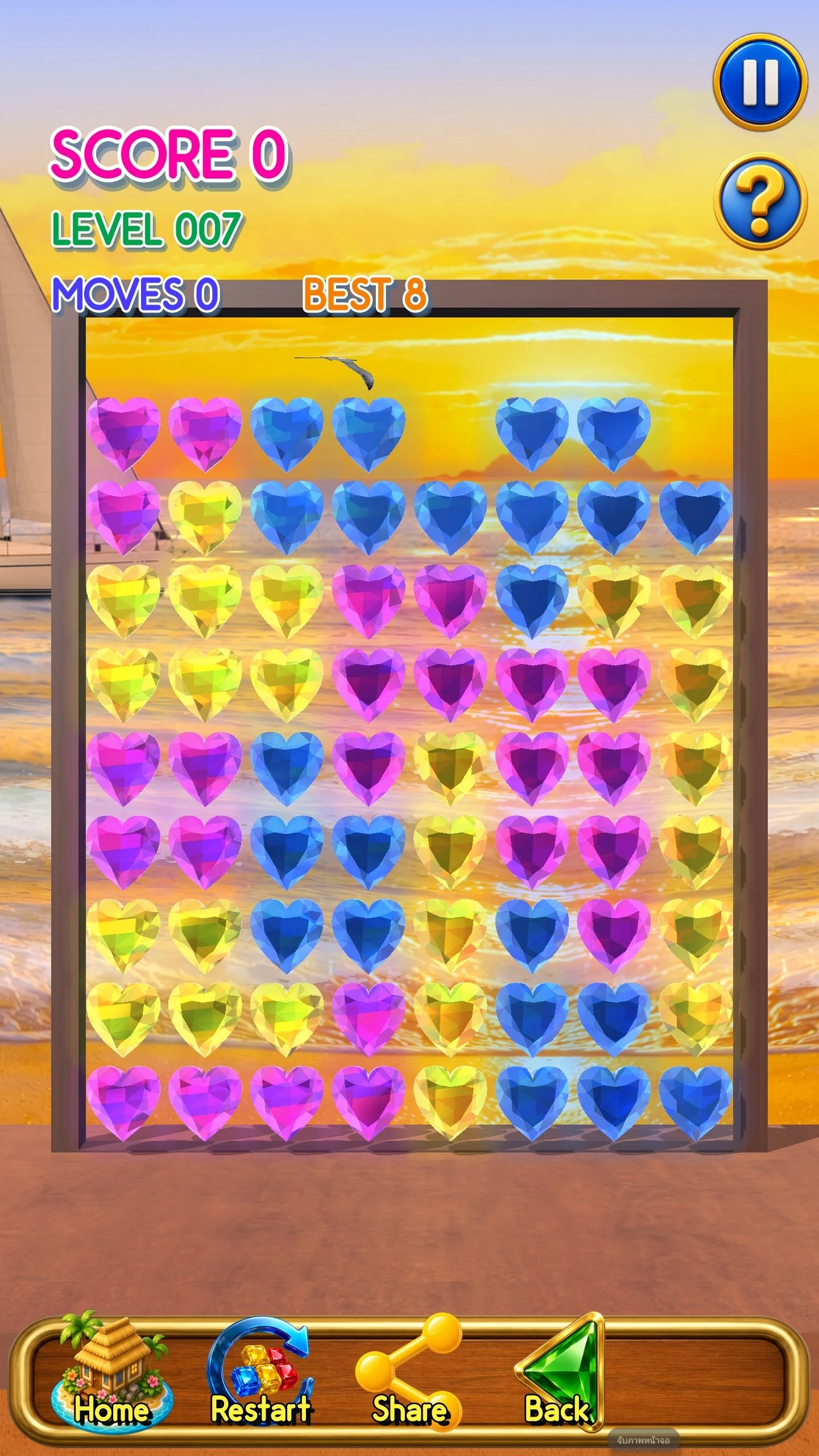 Gem Puzzle Island screenshot